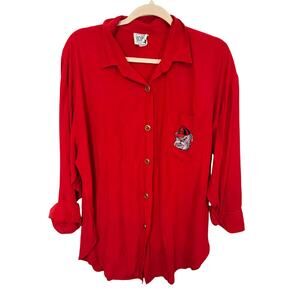 UGA Vintage Georgia Bulldogs Button Up Women's 18 Football Sportswear Game Day